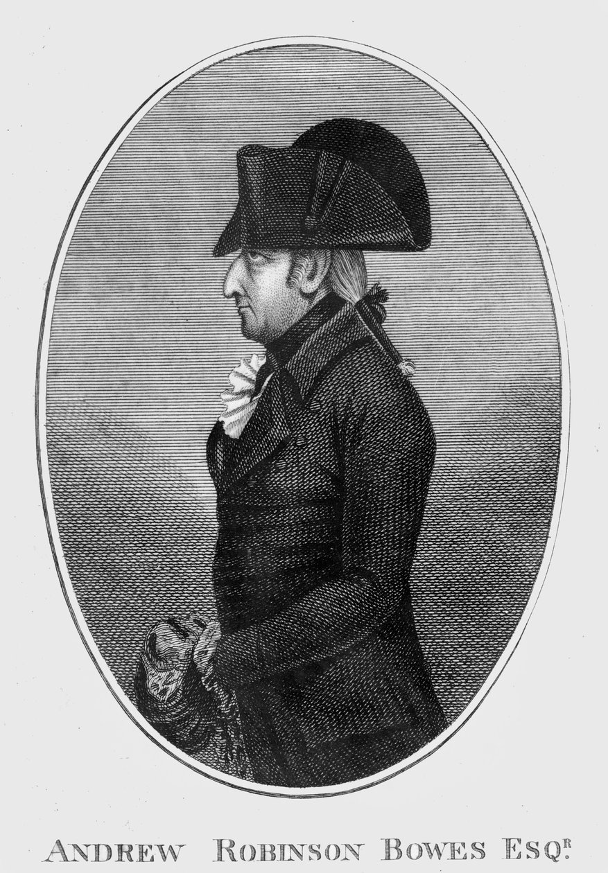 Andrew Robinson Bowes (doğum Stoney) by English School