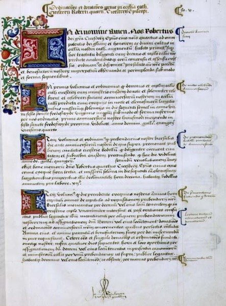 Archive 9432 f.5 Sherborne