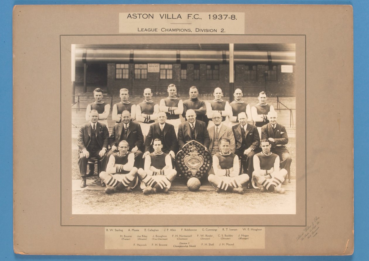 Aston Villa FC, 1937-38, Lig Şampiyonları, 2. Bölüm by English School
