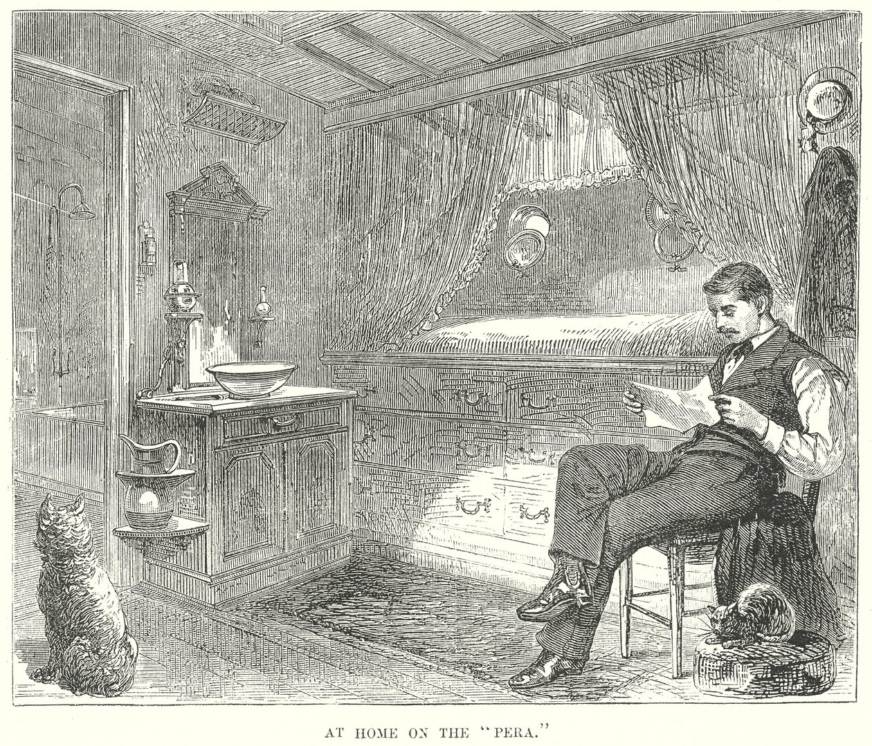 "Pera "da Evde (gravür) by English School