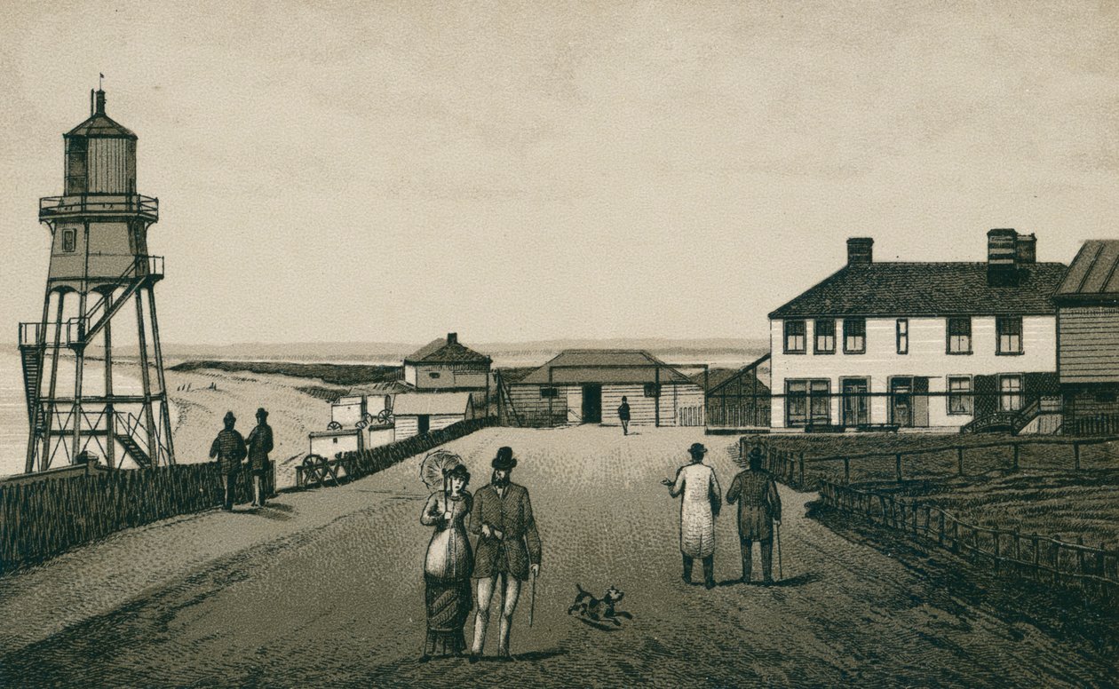 Hamam ve Kumlar, Dovercourt (taş baskı) by English School