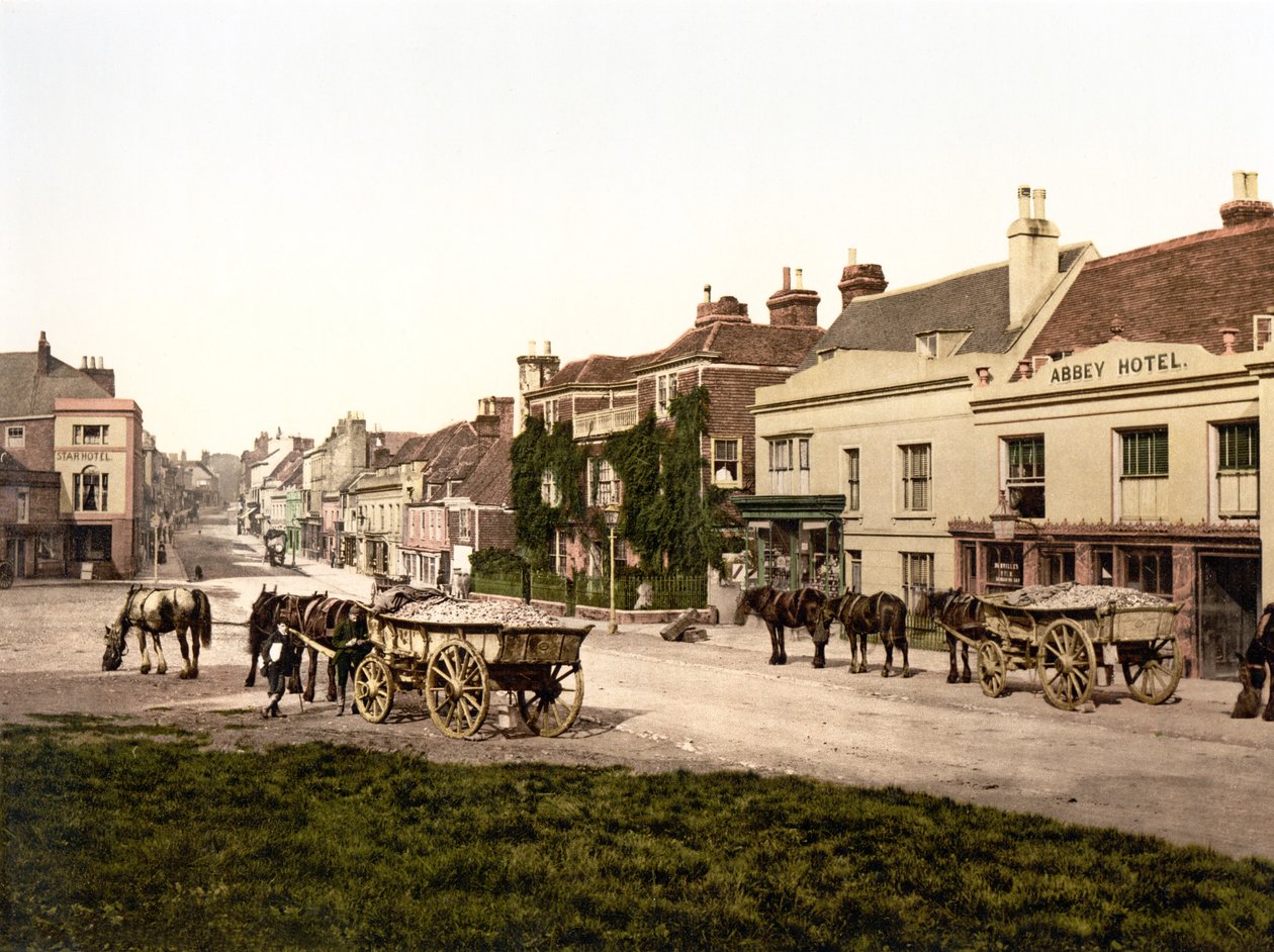 Battle High Street (el renginde fotoğraf) by English School