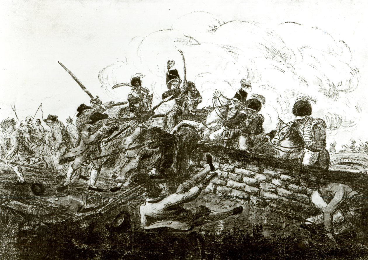 Bonnybridge Savaşı, 1820 by English School