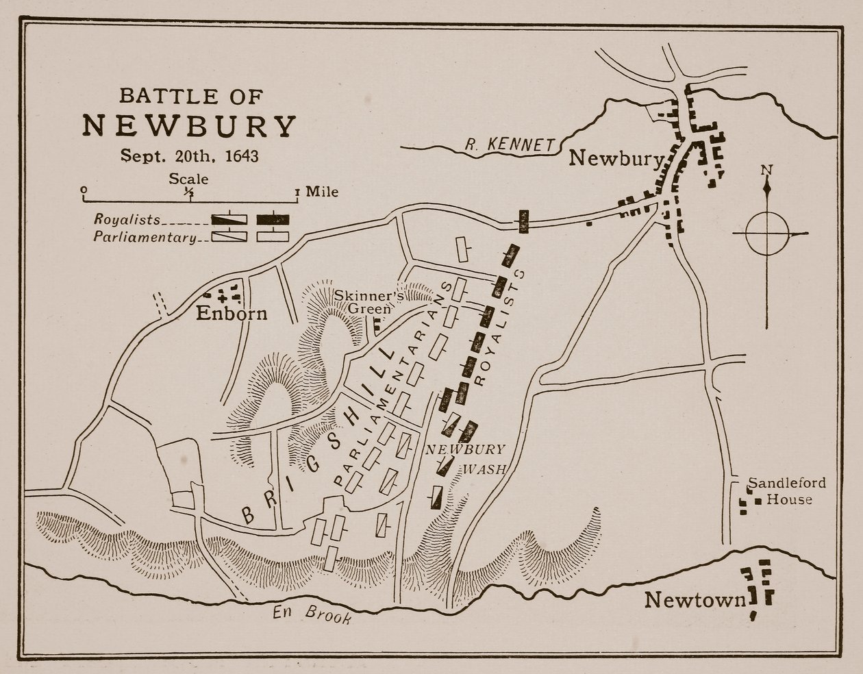 Newbury Savaşı, 20 Eylül 1643 by English School
