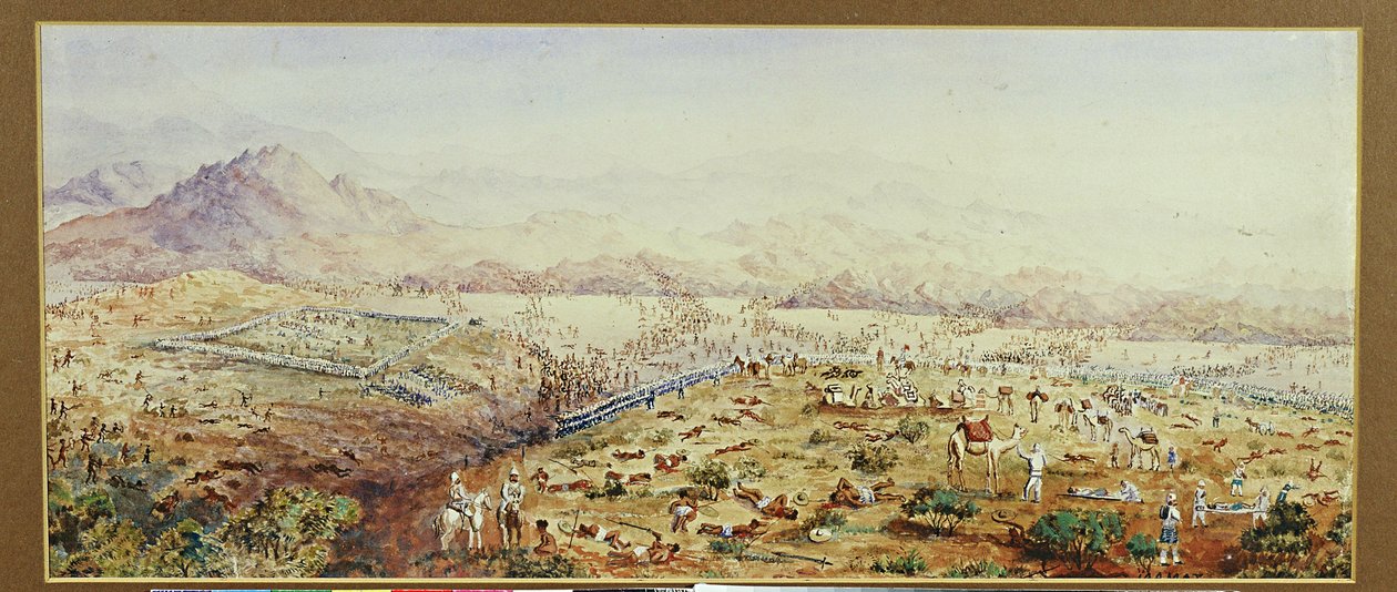 Tamai Savaşı, Sudan 1884 (kağıt üzerinde wc) by English School