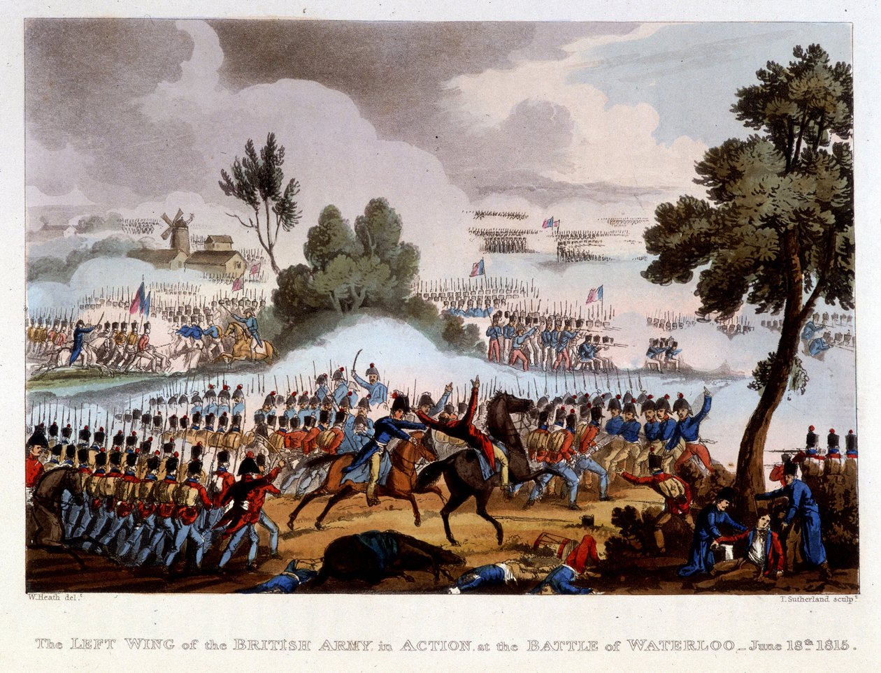 Waterloo Savaşı, 18 Haziran by English School