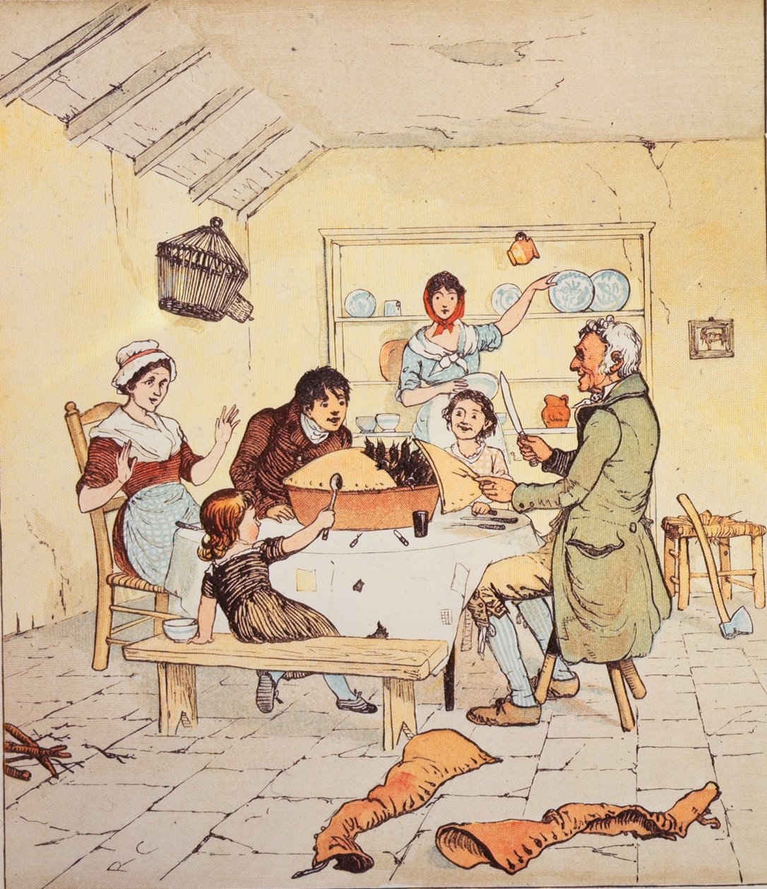 Bir turtada kara kuşlar by English School