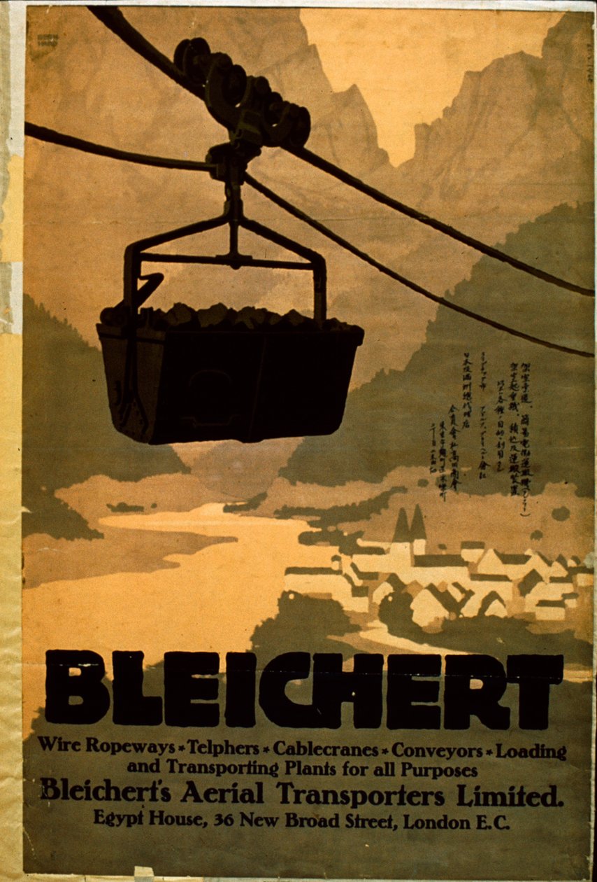 Bleichert mühendislik afişi by English School
