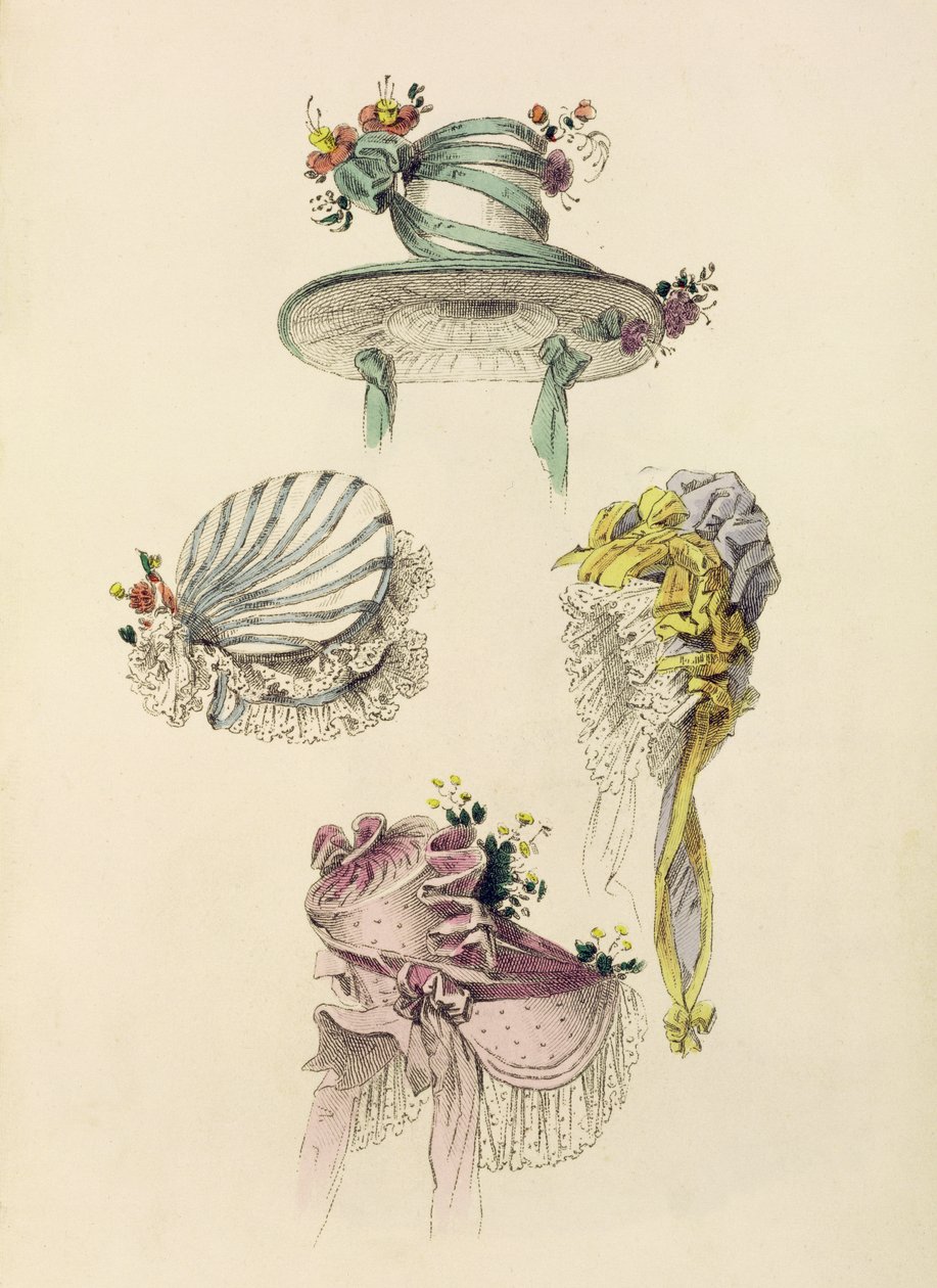 Bir etkinlik için boneler, Ackermanns Repository of Arts