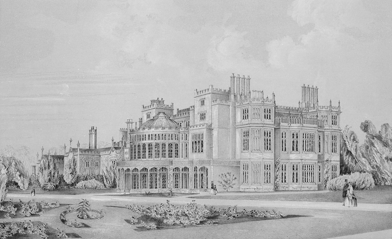 Brampton Park near Huntingdon, 1852  by English School