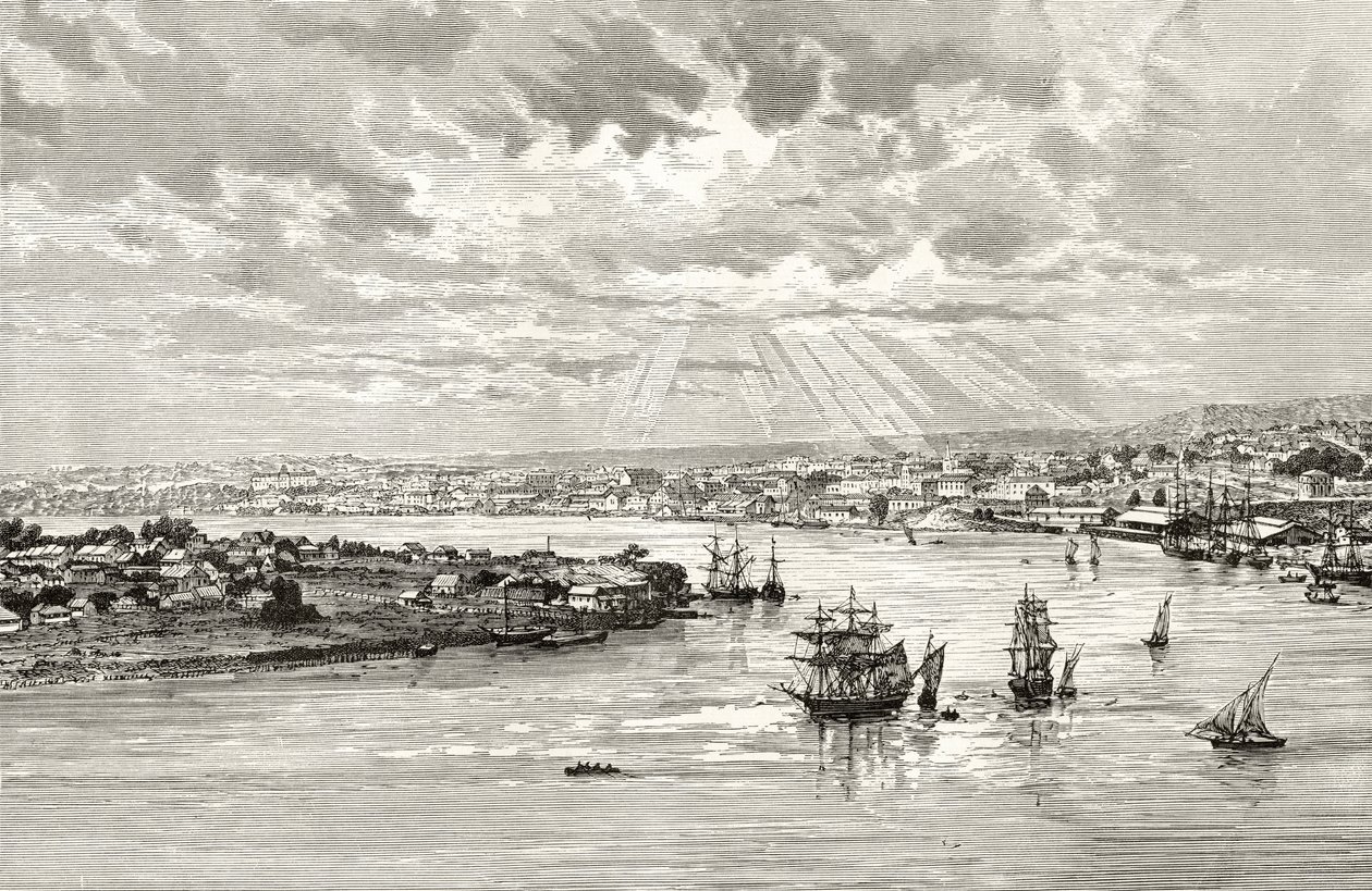 Brisbane Limanı, Avustralya, 1880 dolayları, Howard Willoughby