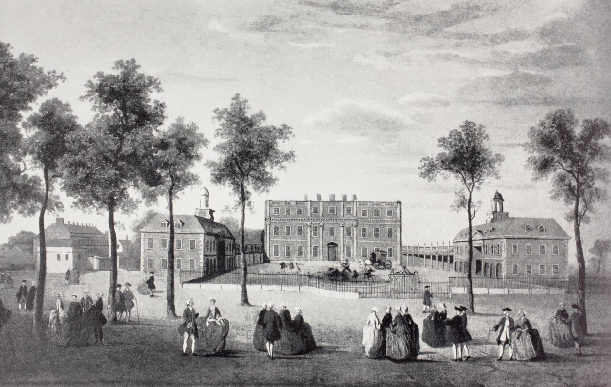 Buckingham Evi, 1750 by English School
