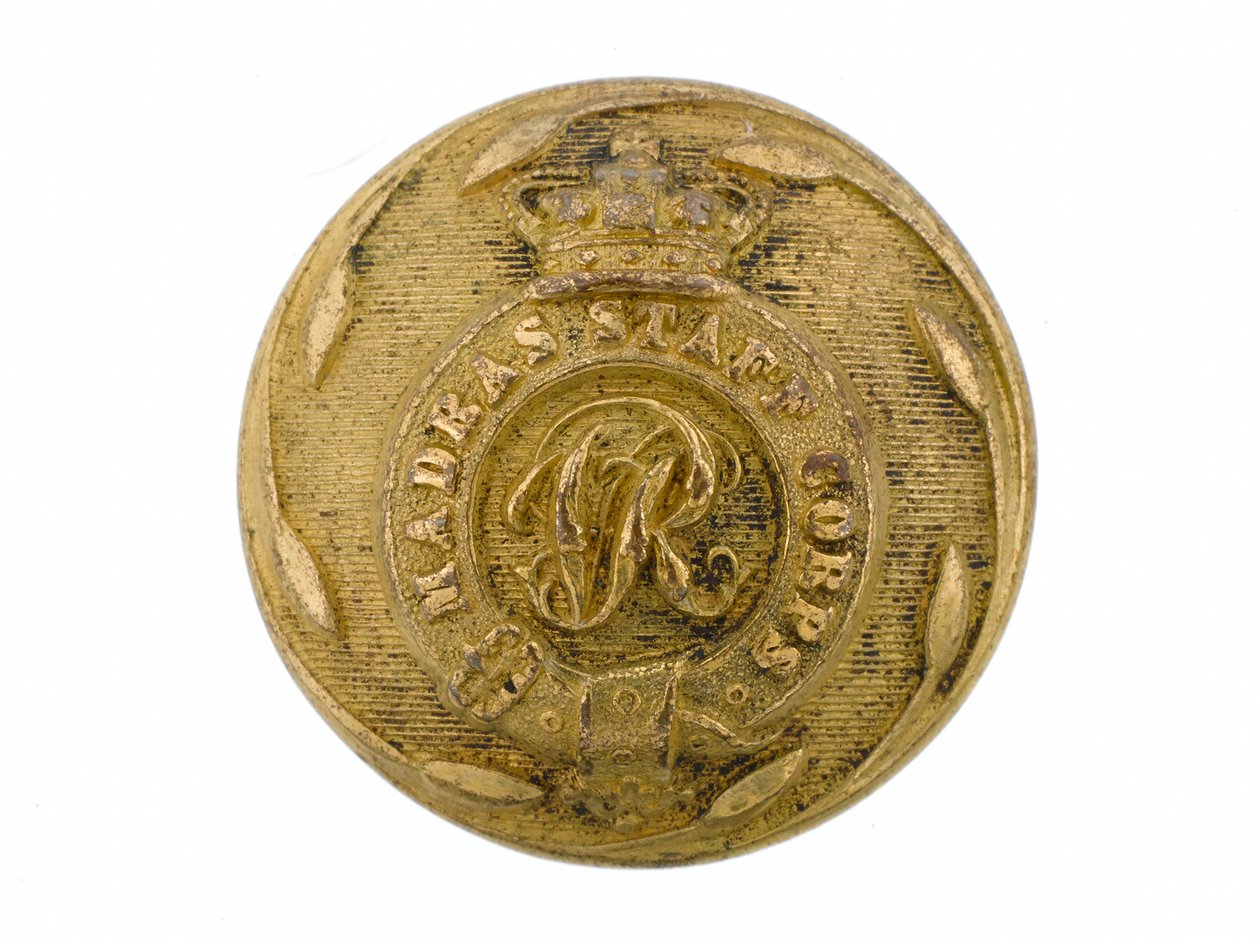 Düğme, Madras Kurmay Kolordusu, 1861-1876 by English School