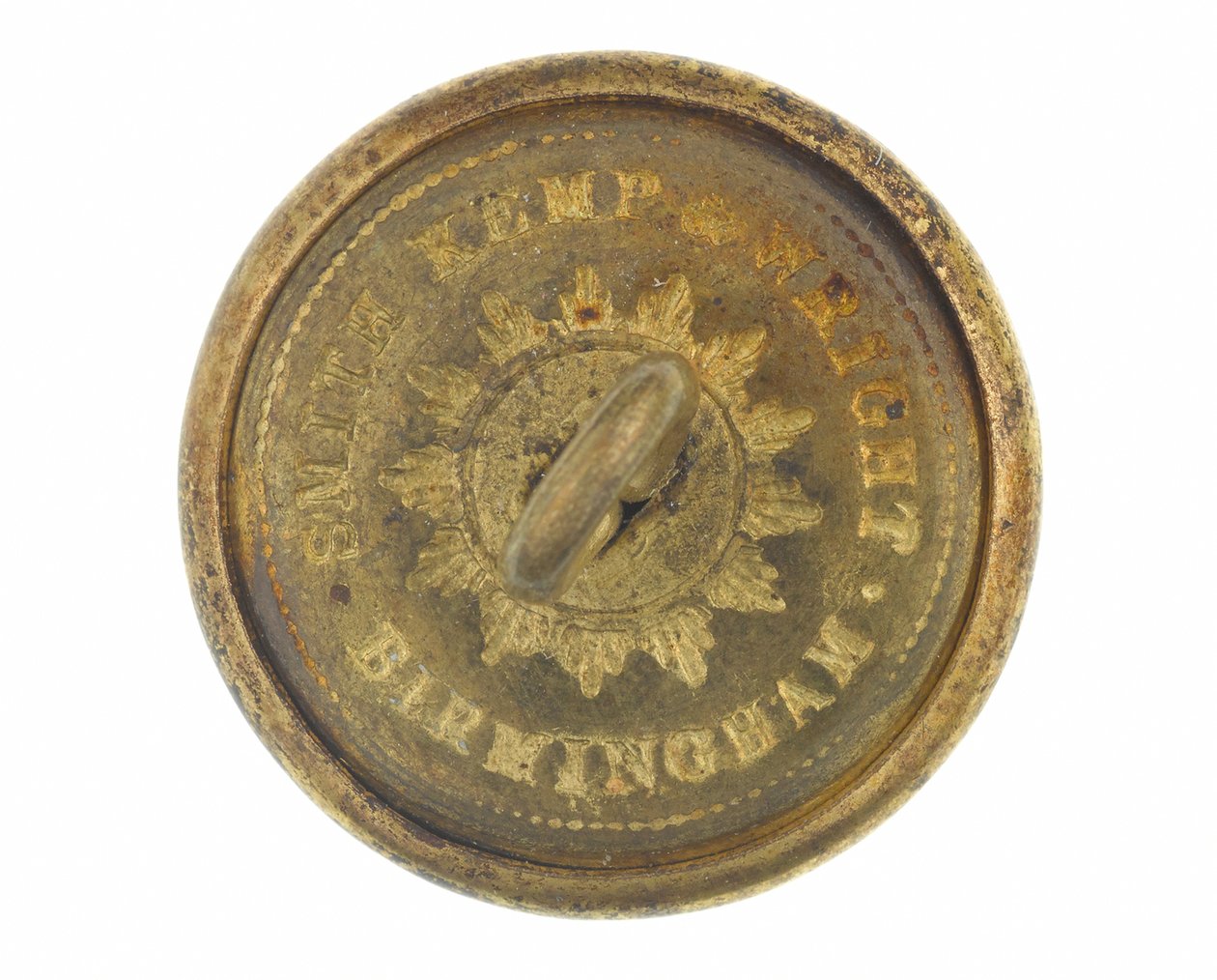 Düğme, diğer rütbeler, 6. Bengal Avrupa Alayı, 1858-1861 by English School