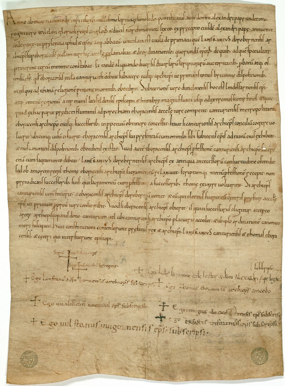 CCA-ChAnt/A/2 Winchester Anlaşması, 1072 by English School