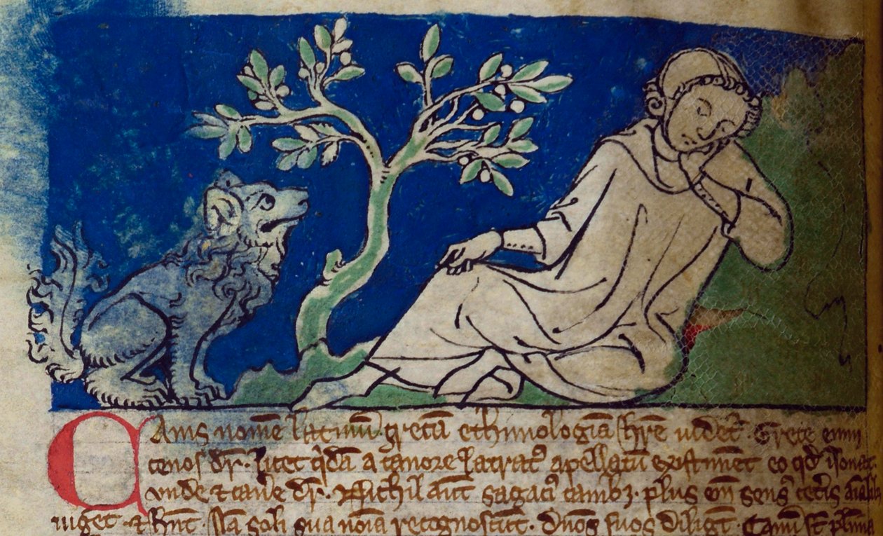 CCA-LitMs/D/10 fol. 5v Köpek, Bestiary