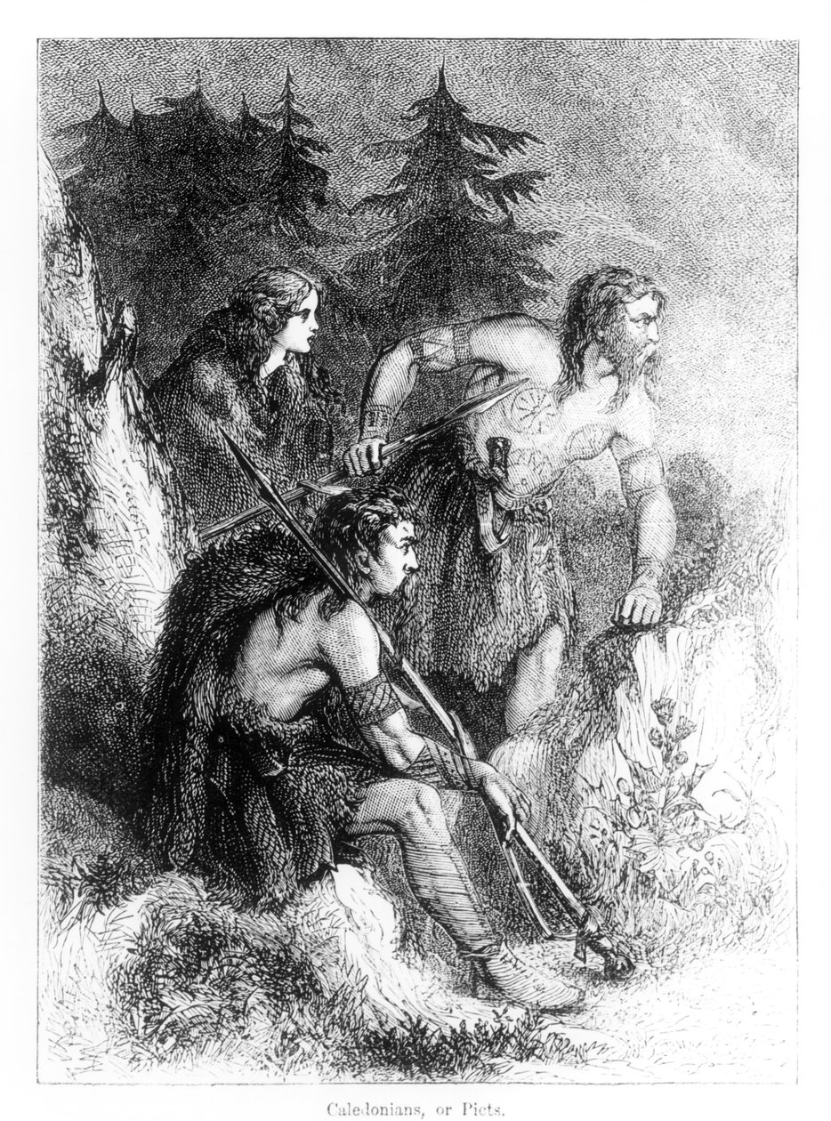 Kaledonyalılar veya Picts by English School