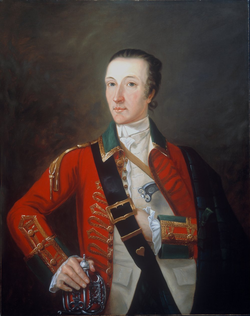 Kaptan James Gorry, 87. Ayak Alayı veya Highland Gönüllüleri, 1760 by English School