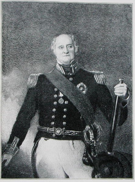 Kaptan Thomas Masterman Hardy (1769-1839) (gravür) by English School