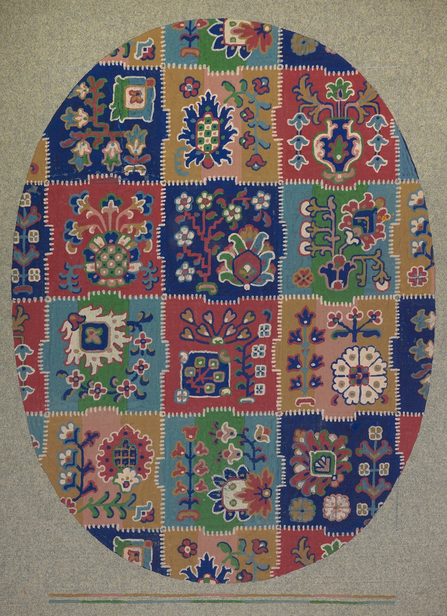 Halı tasarımı (kağıt üzerine wc) by English School