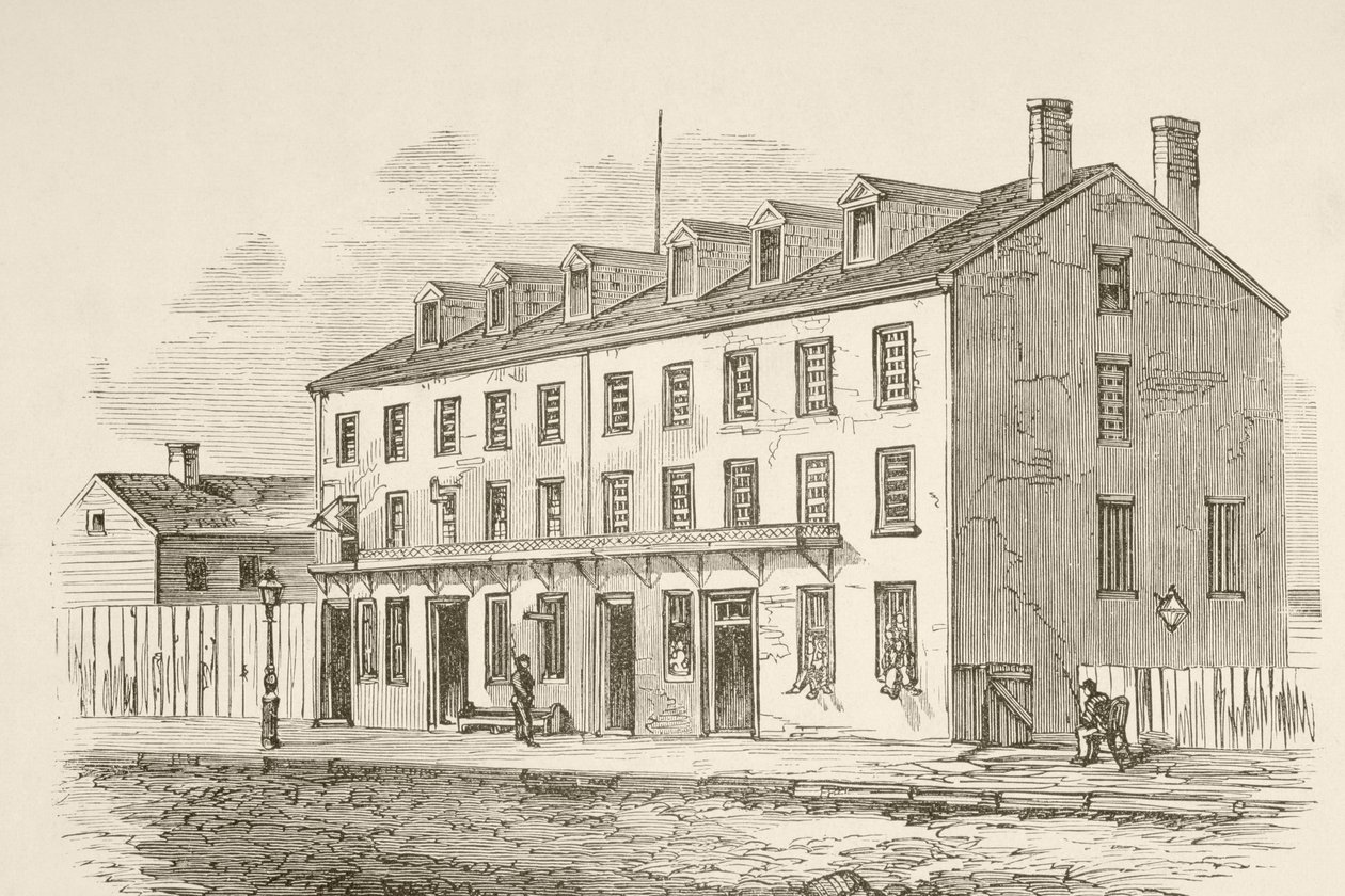 Castle Thunder, Richmon, Virginia (litho) by English School