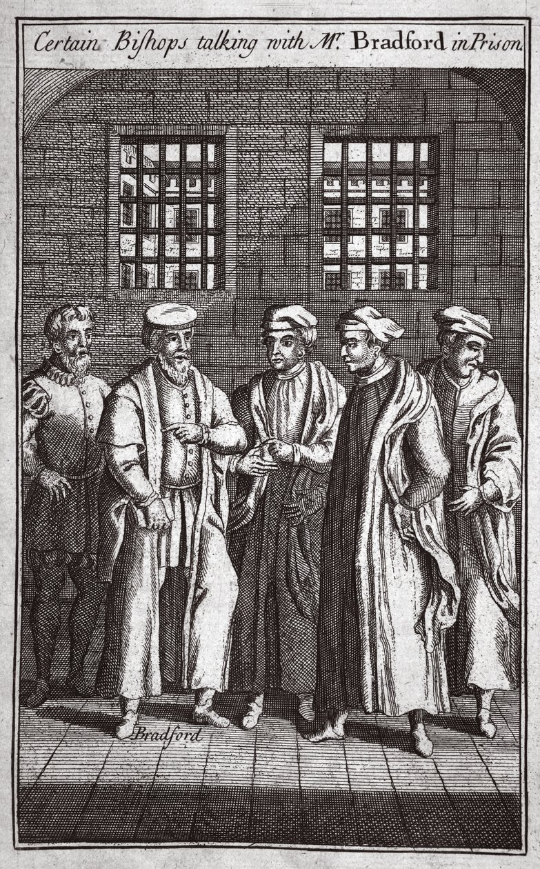 Hapishanede Bay Bradford ile konuşan bazı Piskoposlar, Foxes Martyrs c.1703