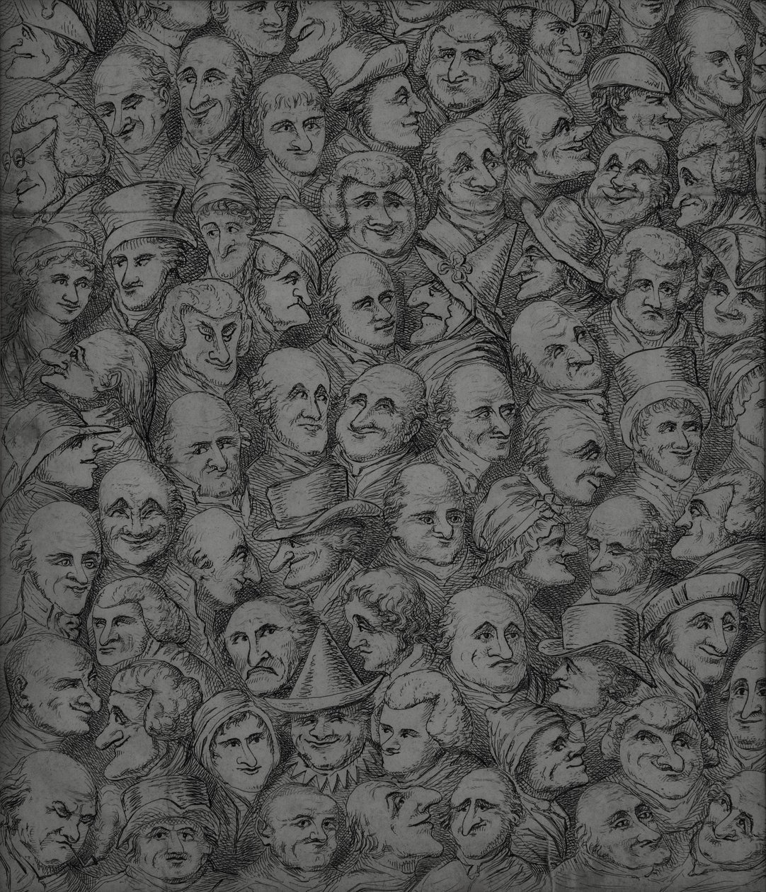 Karakterler ve Karikatürler, 19. yüzyılın başları by English School