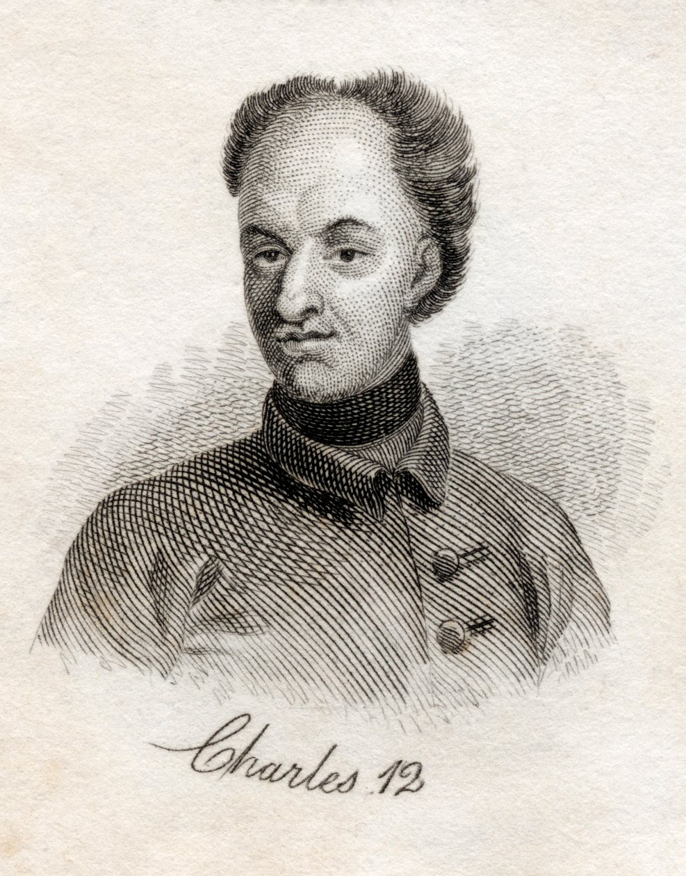 Charles XII, İsveç Kralı, Crabbs Tarihsel Sözlüğünden, 1825