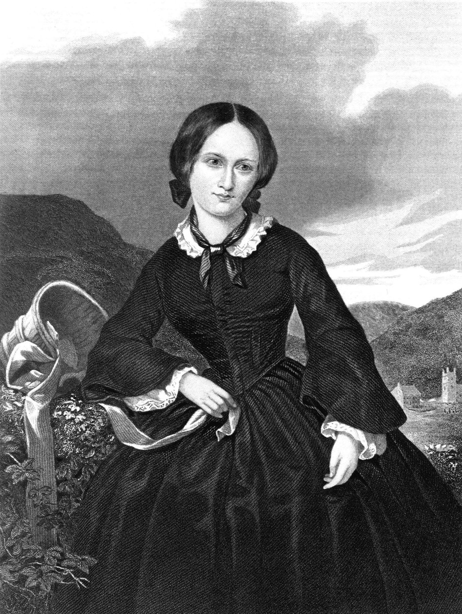 Charlotte Bronte (gravür) by English School