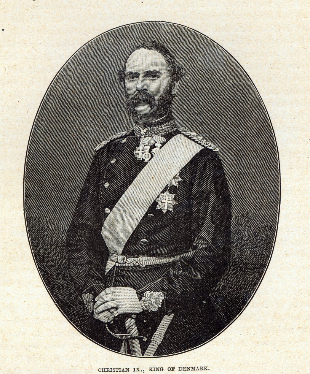 Christian IX, Danimarka Kralı by English School