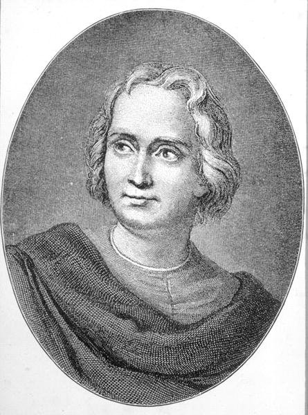Kristof Kolomb (1451-1506) (gravür) by English School