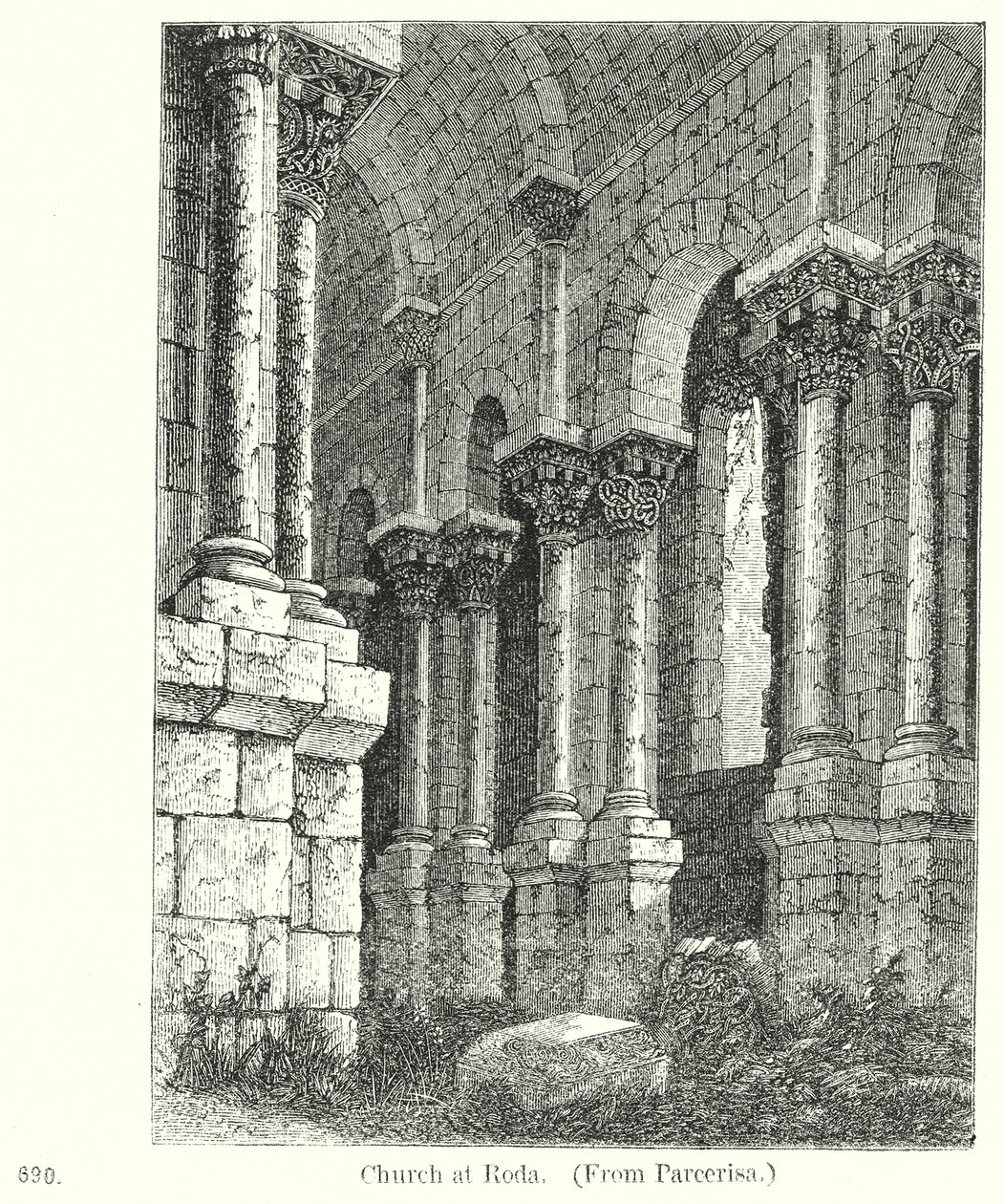 Roda Kilisesi (gravür) by English School