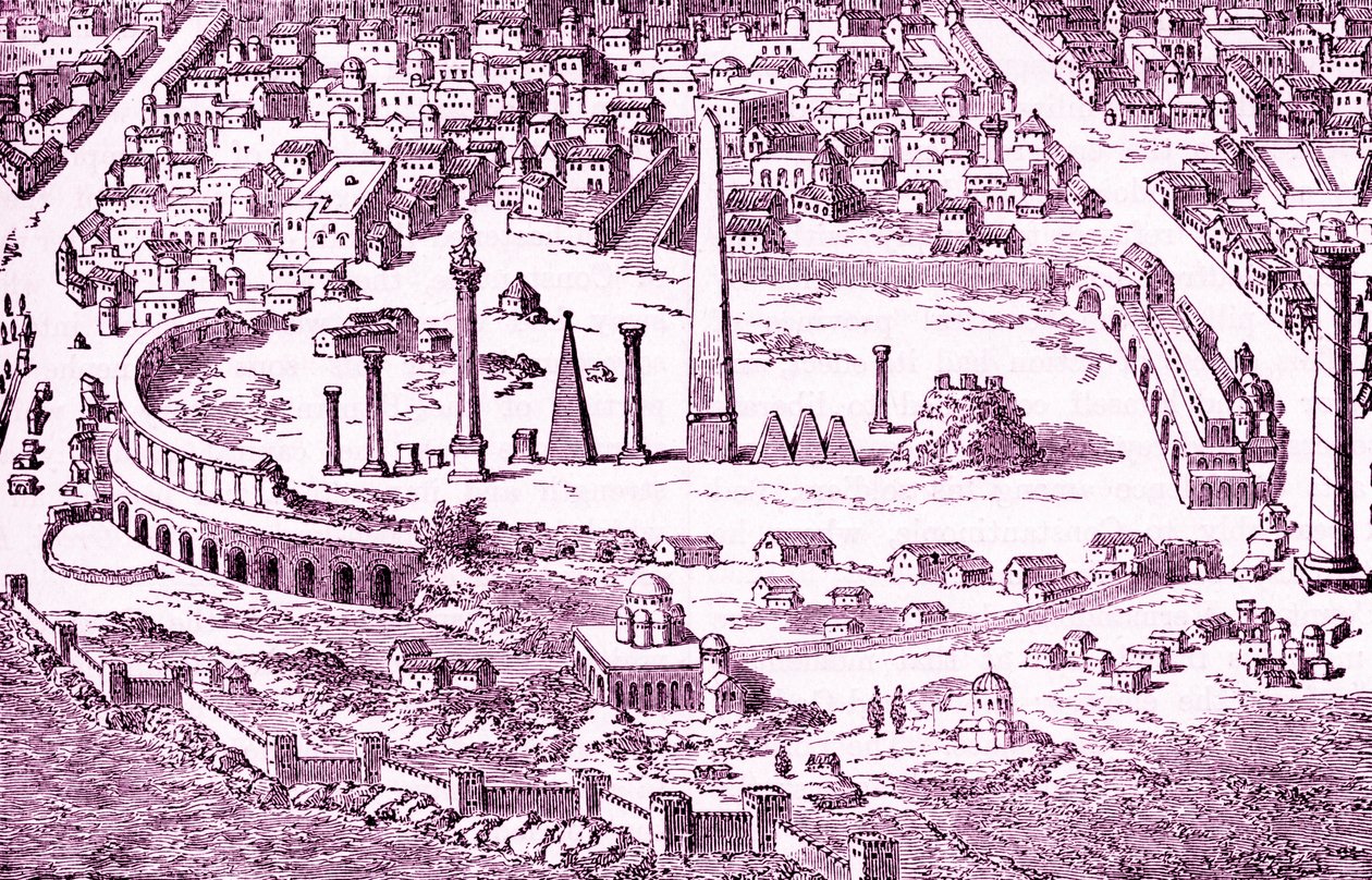 Christian Constantinople Sirki ve Hipodromu, 'Cassell's History of England, Cilt. BEN' by English School
