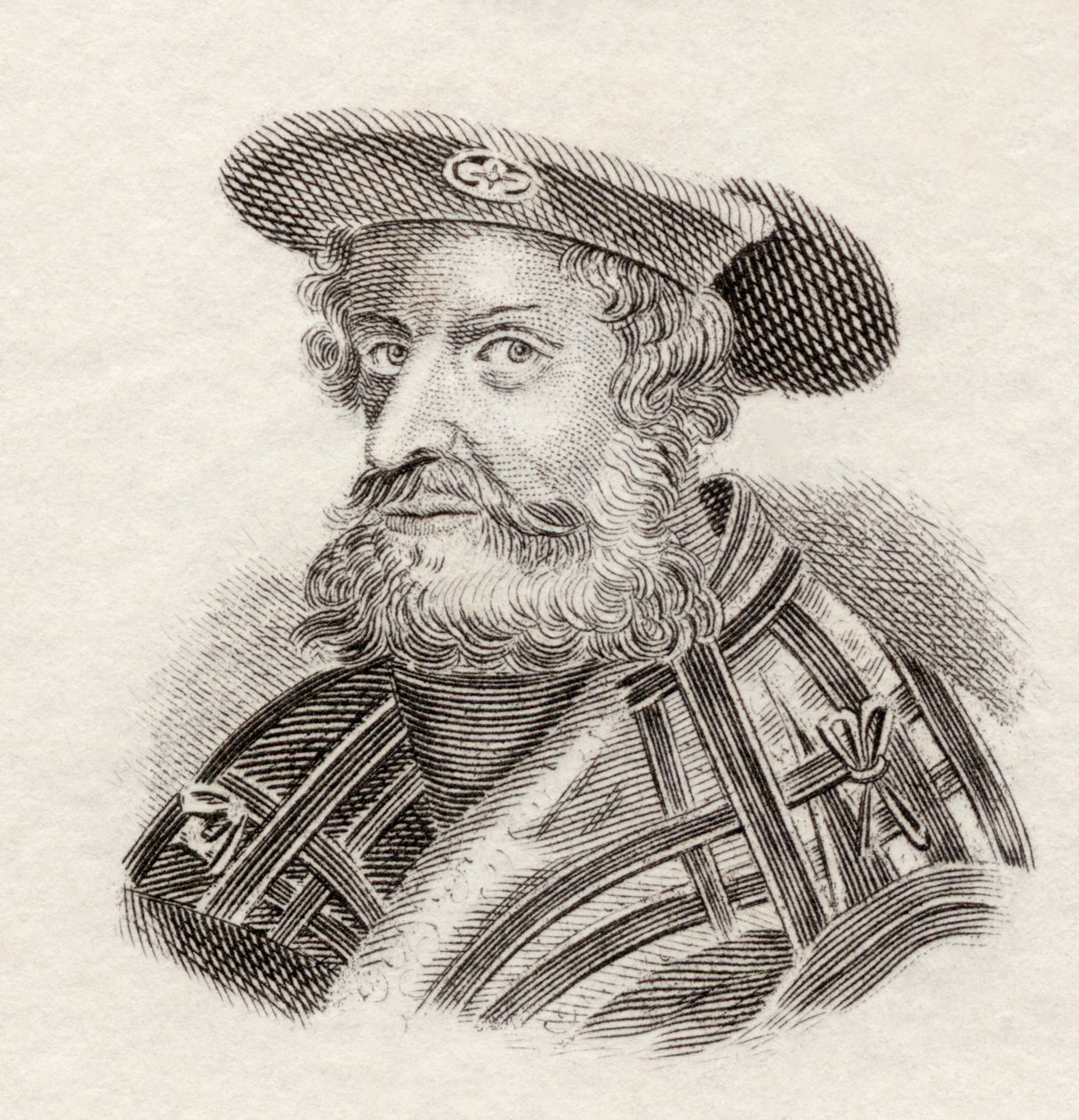 Claudius Ptolemaeus veya Ptolemy, 1825 (gravür) by English School