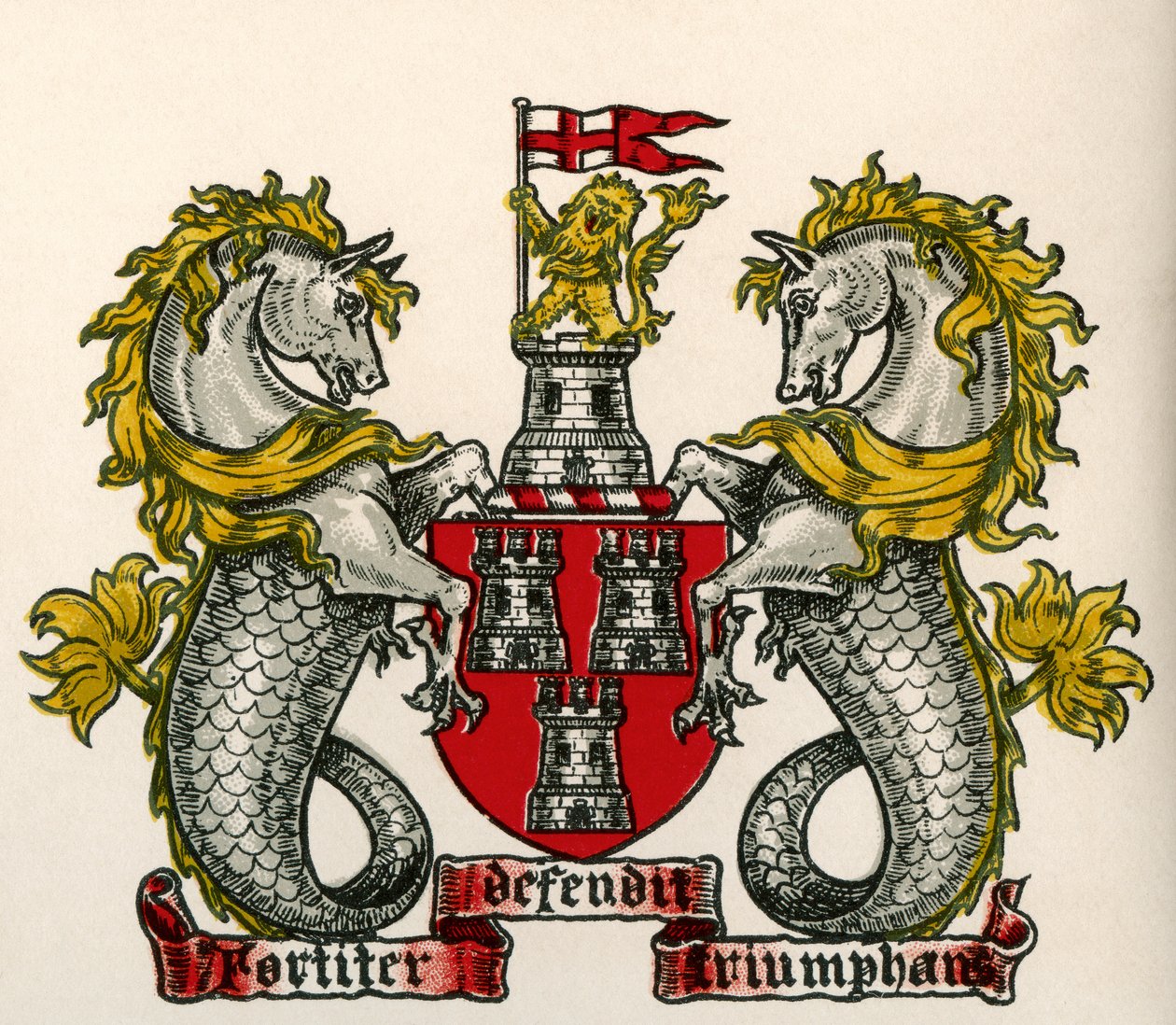 Arması, Newcastle-on-Tyne, İngiltere by English School