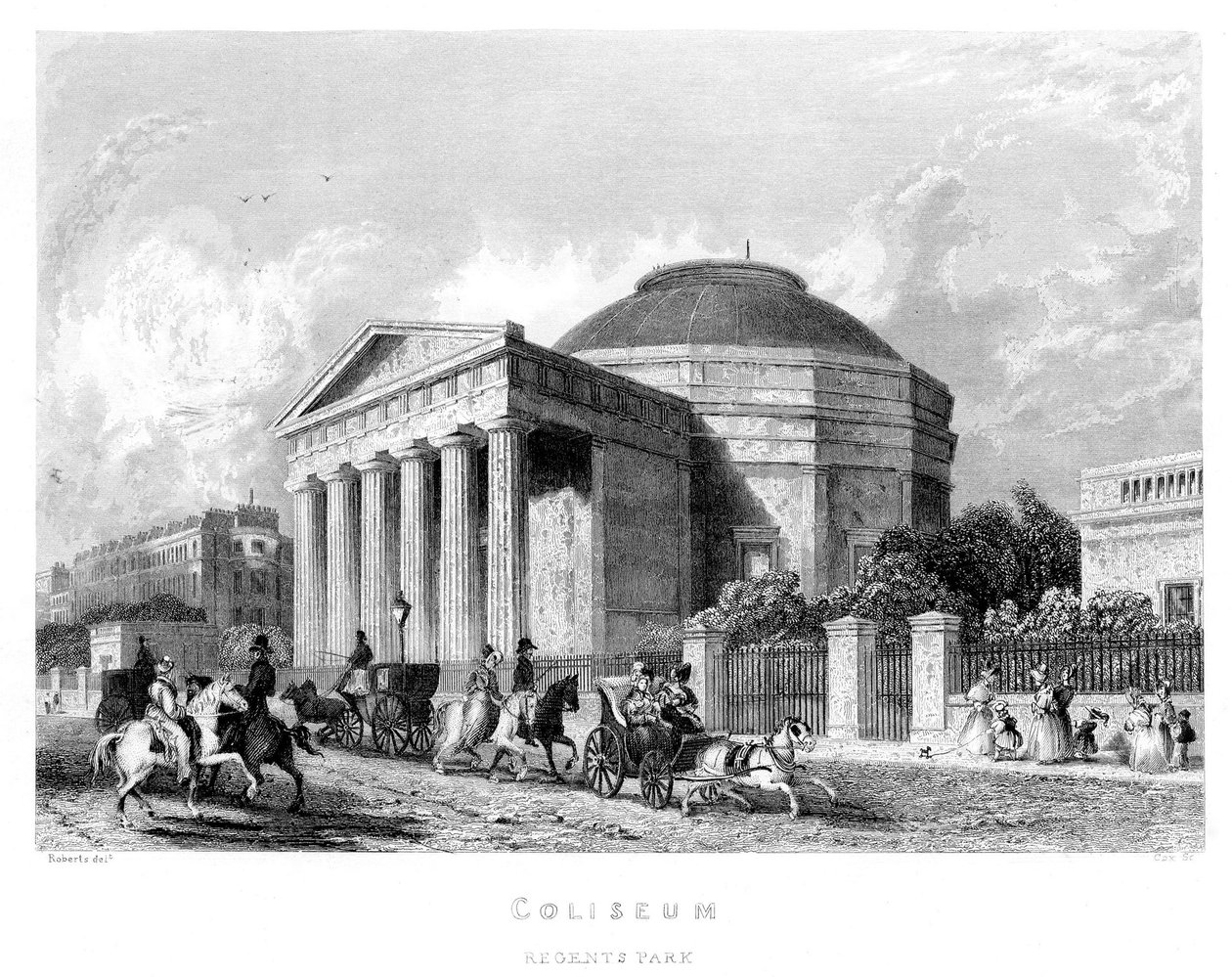 Kolezyum, Regents Parkı, 1837 by English School