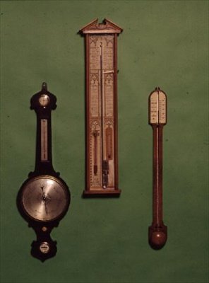 Viktorya dönemi barometreleri koleksiyonu, c.1880 by English School
