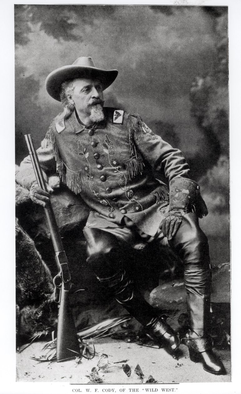 Buffalo Bill olarak da bilinen Albay William Frederick Cody, 1903 by English School