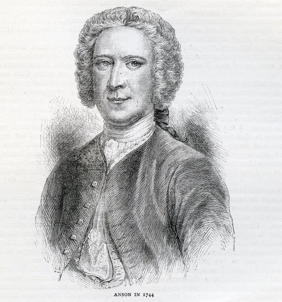 Amiral George Anson, 1. Baron Anson (1697-1762), 1744 by English School