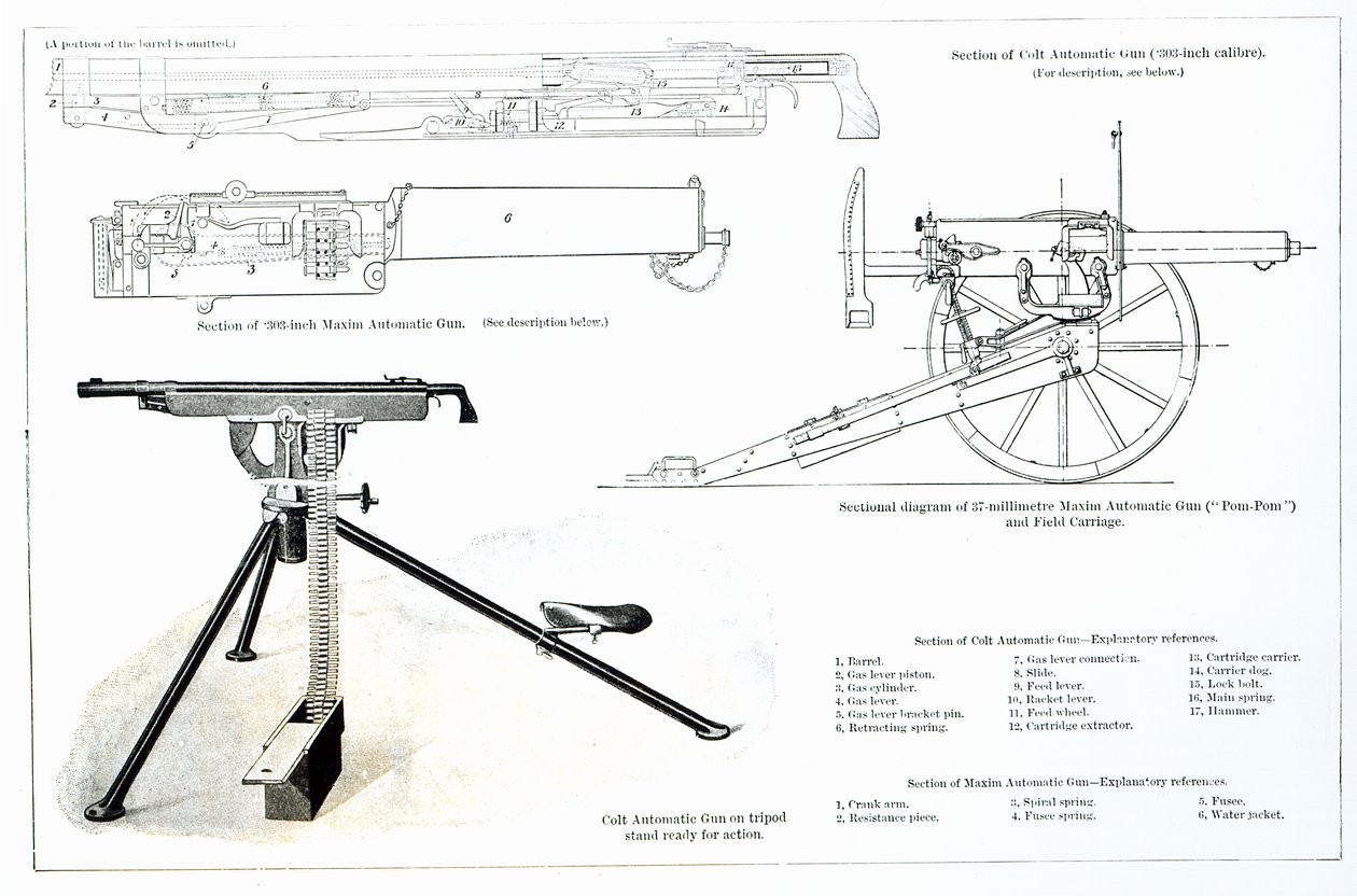 Colt Otomatik Tabanca ve Maxim Otomatik Tabanca Karşılaştırması by English School