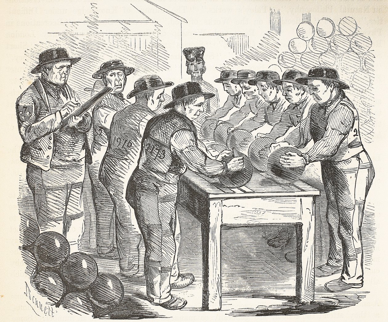Hükümlüler kazıma atışları, The Criminal Prisons of London