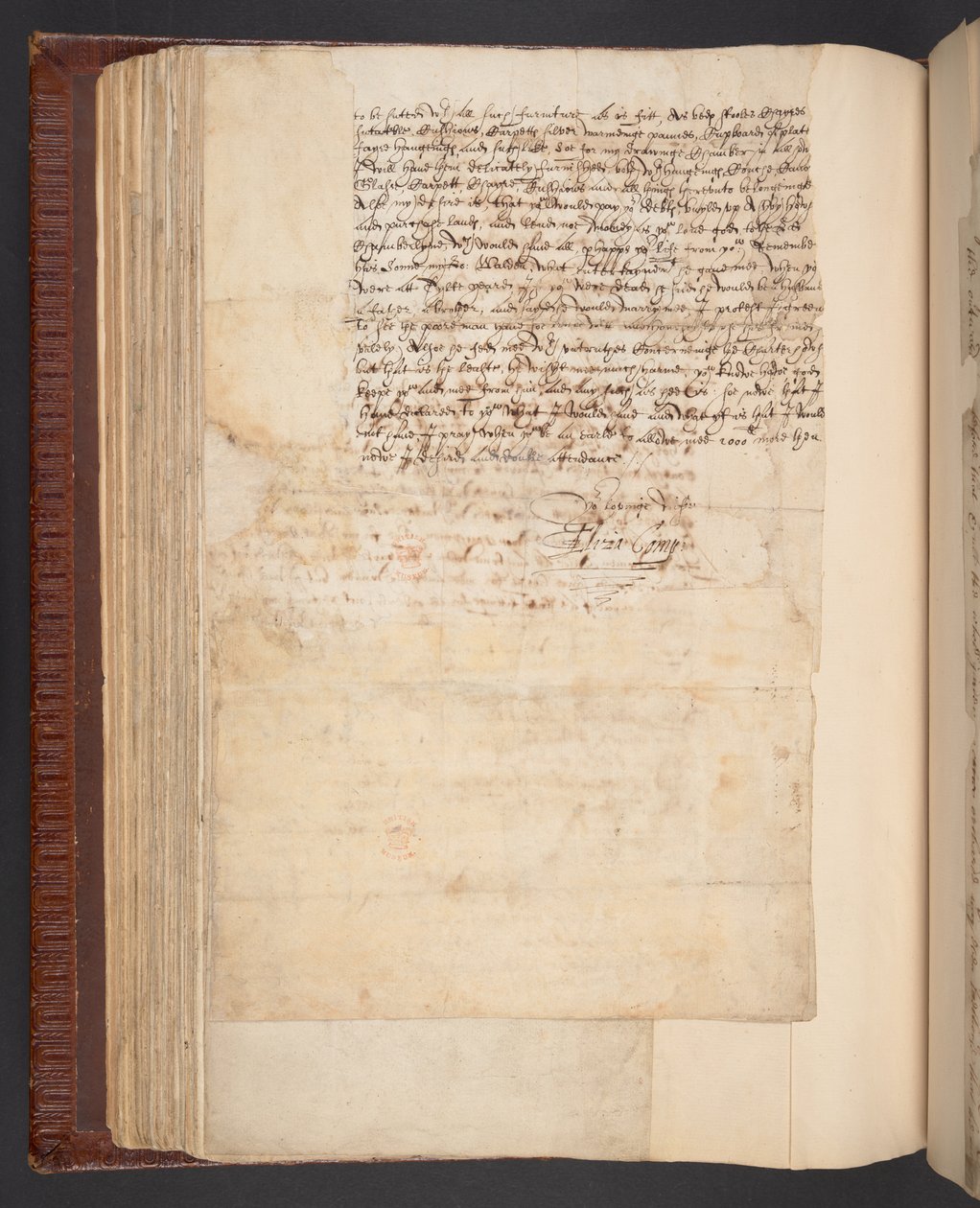 Daha sonra Northampton Kontesi olan Lady Elizabeth Compton