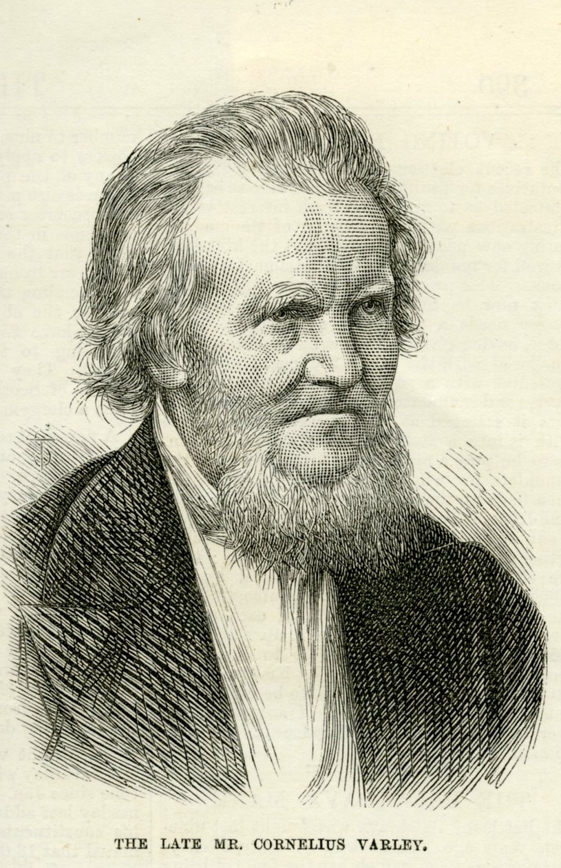 Cornelius Varley (1781-1873), The Illustrated London News'den 25 Ekim 1873 by English School