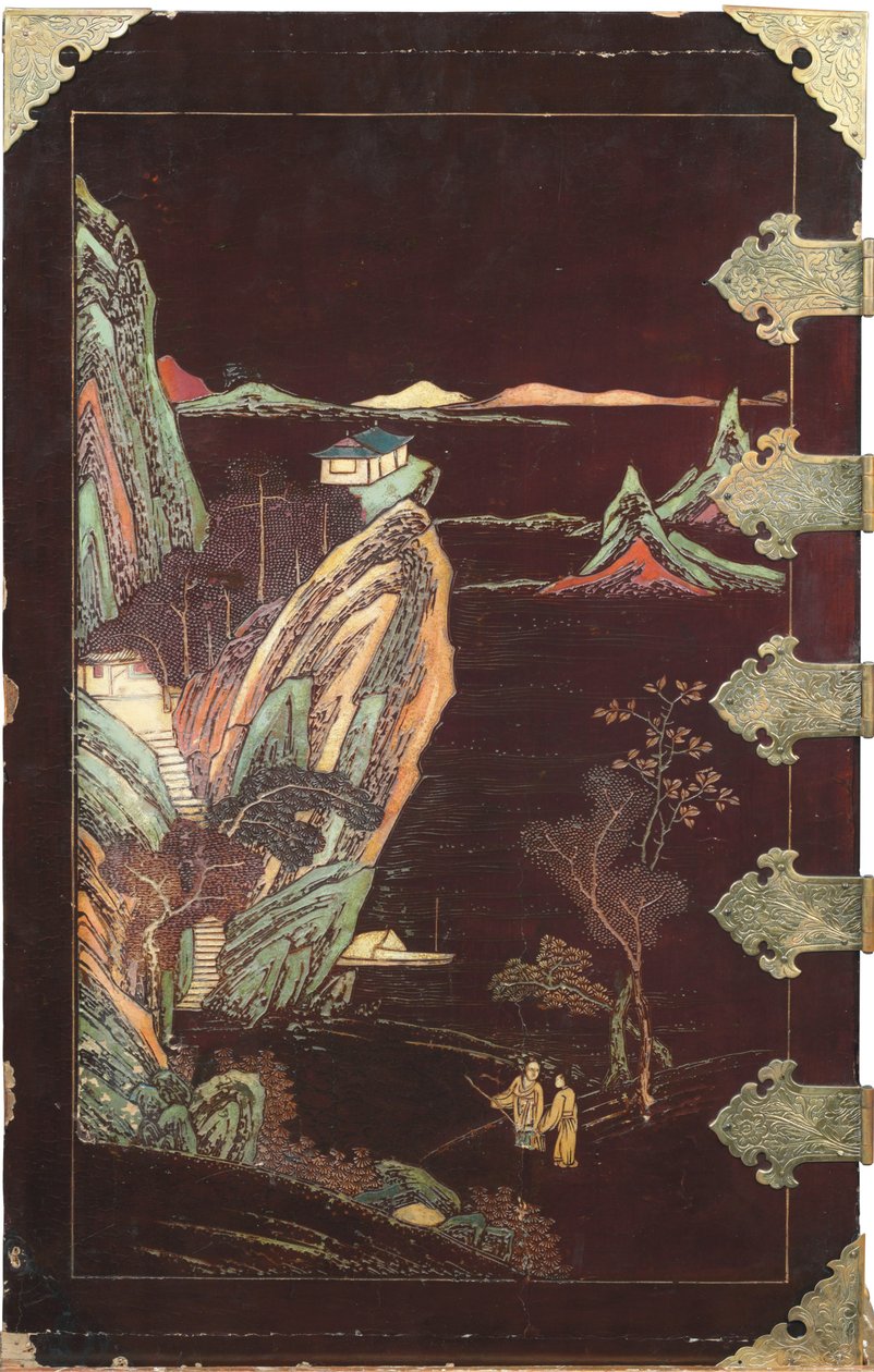 Coromandel dolaplar, daha sonra stantlarla birlikte by English School
