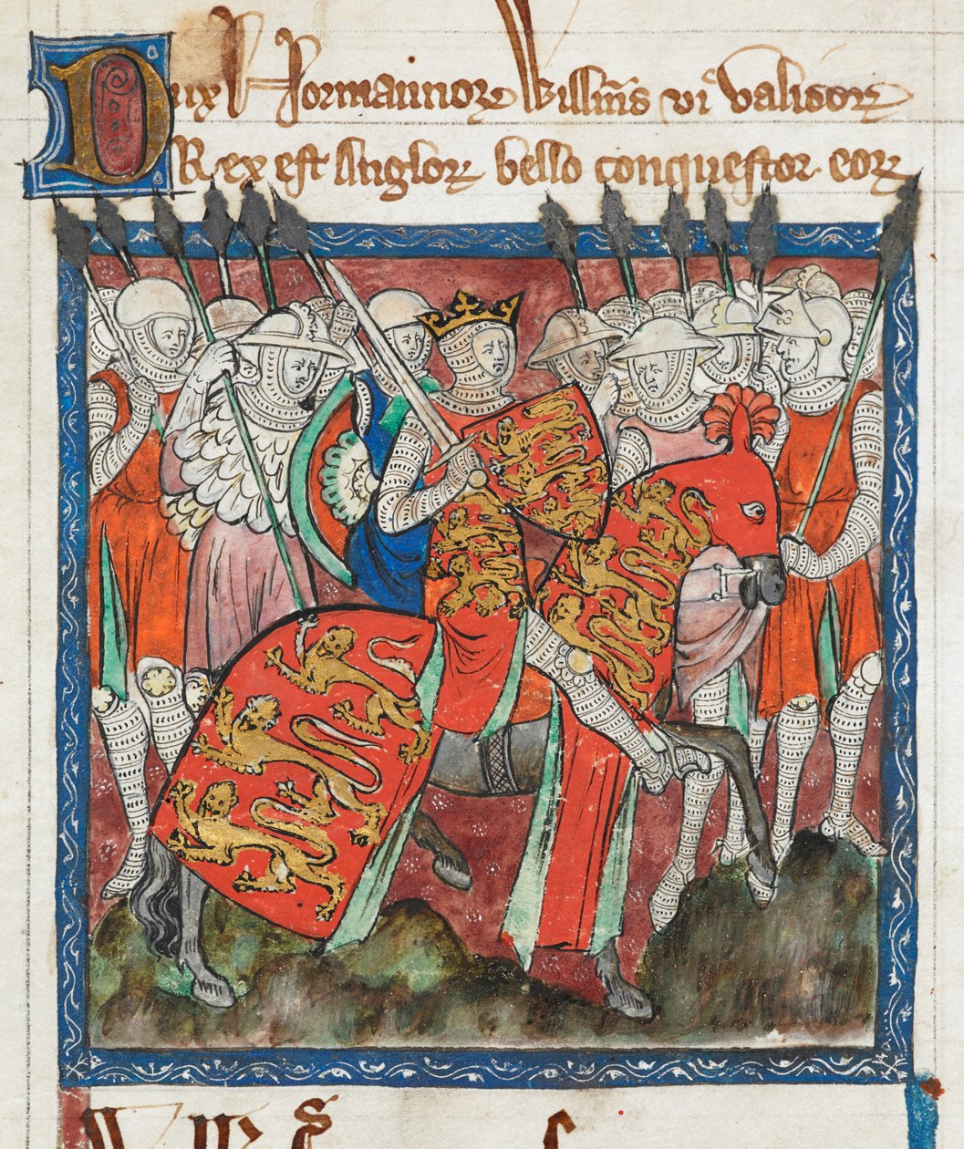 Cott Claud D II f.33 Fatih William askerleriyle birlikte biniyor, 