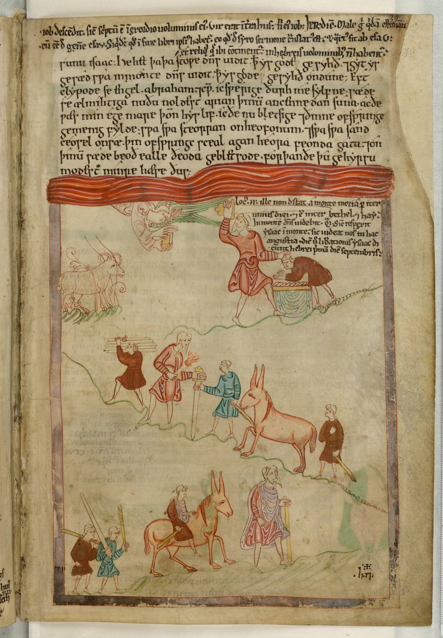 Pamuk Claudius B. IV f.38, Genesis. 