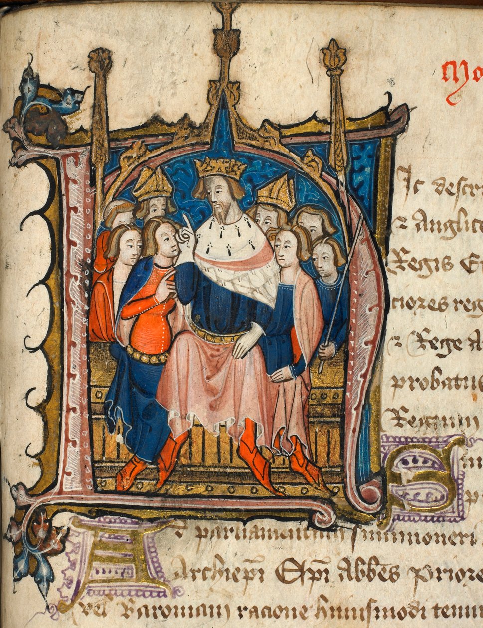 Cotton Nero D. VI, f.72 Tarihe geçmiş ilk 