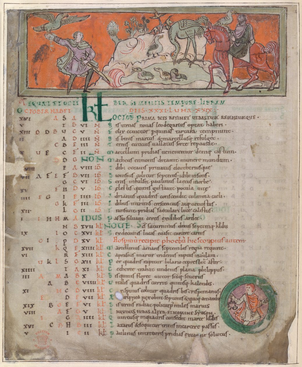 Cotton Tiberius B. V, Bölüm 1, f.7v Bir 
