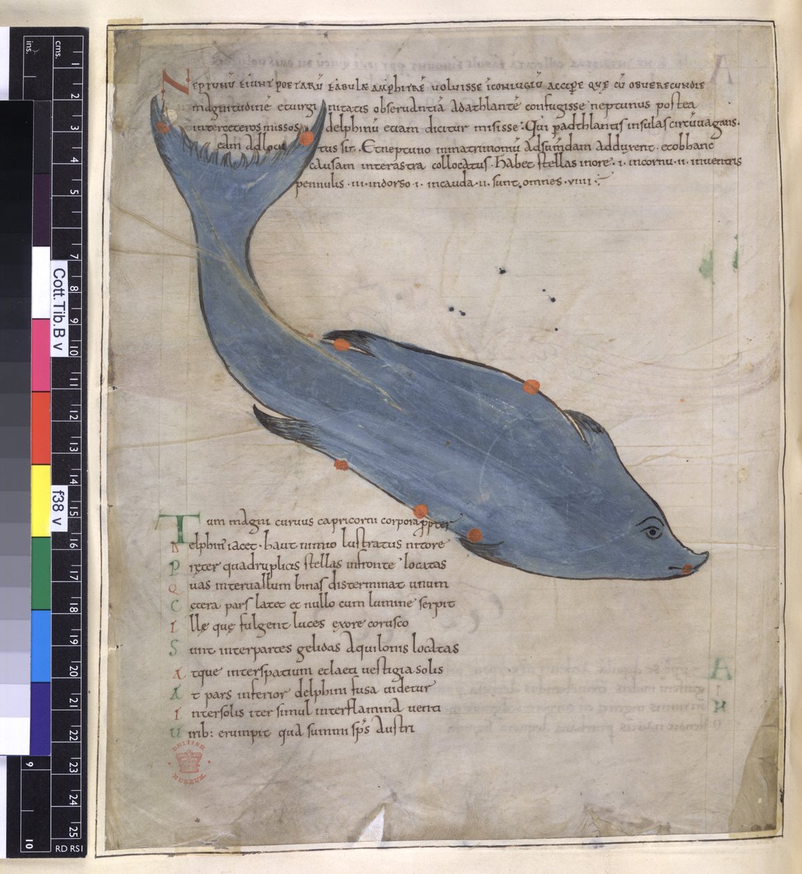 Cotton Tiberius B. V, Bölüm I fol.38v 
