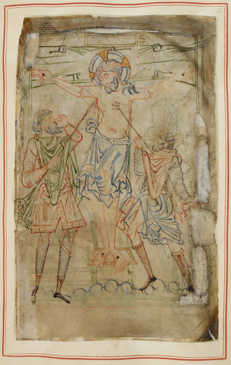 Cotton Tiberius C. VI, f.13 Tiberius Psalter